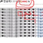 일촌평 댓글 10000의 위력[사진 有]