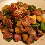 자꾸 손이가는~ 우리집 닭똥집 간장볶음!! 매콤달콤 아주 맛이 좋아요...