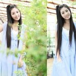 티아라-<b>큐리</b> 가발모델시절.!