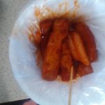동대구역 포장마차 떡볶이 1인분????????? 떡 하나 <b>오뎅</b> 셋???