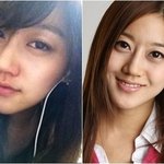 레인보우 충격적인 화장 전후