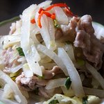 깔끔한 맛~ !!  무 돼지고기 <b>볶음</b> 반찬.