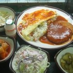 국내 모 대기업 구내 식당의 <b>메뉴들</b>