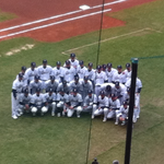 태어나서 처음으로 야구장 갔어요