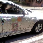 반짝반짝 스티커 택시★