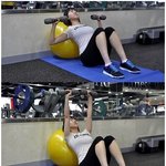 짐볼을 이용해 섹시한 쇄골 라인 만드는 운동(짐볼 다이어트 운동법)...