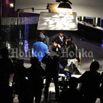 정용화 홀리카 홀리카 마술봉 마스카라 <b>cf</b> 촬영현장 스틸컷 공개