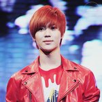 빨간색으로 염색한 샤이니<b>태민</b> !!