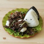 나들이 도시락 깻잎 참치 삼각김밥&amp;소고기 <b>쌈밥</b>