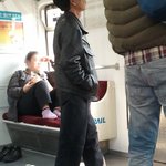 (사진有)지하철에서 꽃피는 개<b>우정</b>.