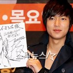 '시티헌터' 일본인 원작자, 이민호에 특별 선물 응원