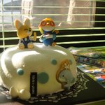 아이들의 대통령 뽀로로! 뚜레쥬르 <b>케익</b>위에 앉으시다?