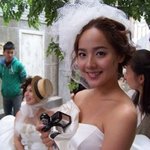 ★유진, 기태영과의 결혼소식에 웨딩드레스 입은 모습~