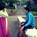 ♥사진有100일날 <b>한복</b>입고 남자친구학교갔어요!