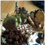 짠! <b>저</b>의 <b>정성</b>이 담긴 200일 케잌입니다!!!+_+