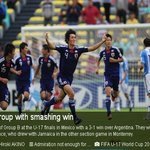 일본 축구, u-17 월드컵에서 우승후보 아르헨티나에 3-1 <b>완승</b>!