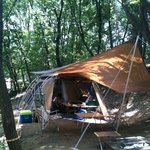 본격 오토캠핑 !! <b>밀집</b>모자 캠핑단...