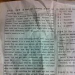 충격적인 요즘 중1 시험지!!!!