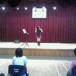 여중생 <b>리라</b> 복지관 공연중