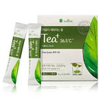 세련된 도시적 느낌이 나는 <b>트랜</b>디한 녹차, tea+36.5℃