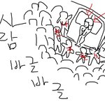 만원지하철에서 어떤여자가 궁시렁대서 복수함