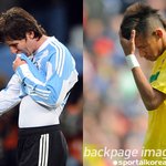 ‘동병상련’ 아르헨티나-브라질, 코파 아메리카 동반 8강 탈락