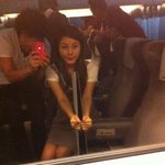 김하늘 <b>ktx</b>에서 영화 홍보 중?