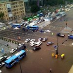 광화문 물에 잠겼음..