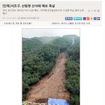서초구, 산림청 산사태 예보 <b>묵살</b>????