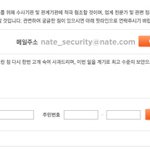 ★★★네이트 유출 <b>여부</b> 확인하려다 오히려 주민번호 샐 수도★★★
