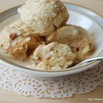 아이스크림 메이커 없이 만드는 <b>캐러멜</b> 넛츠 아이스크림 