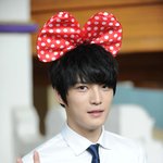 <b>리본</b>머리띠 한 김재중, 완전 사랑스러워~