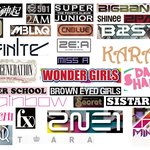 우리나라 <b>아이돌</b>그룹 <b>이름</b> 로고