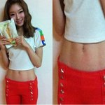 아이돌 몸매 중 최고라는 달샤벳 <b>가은</b>복근, 지율쇄골