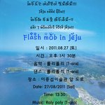 제주도에서 플래시몹을 <b>개최</b>합니다!!