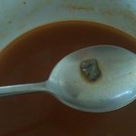 사진有)삼양라면에서 돌 <b>조각</b>이 나왔습니다.