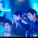 슈퍼주니어와 투애니원의 <b>훈훈</b>한 모습