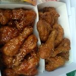 ☆★사진有치킨이머리카락에매달려잇네☆★