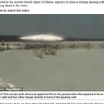 <충격속보>외계인 5명탑승한 <b>ufo</b> 시베리아 착륙@@@@@@@@