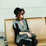 다리 각선미 제대로 <b>보여</b>주는 윤은혜, 살이 더 빠졌나?