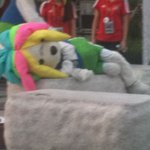 2011 대구세계육상선수권대회에서 '살비'탈 쓰고 자원봉사하신 분...