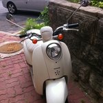 스쿠터 타는 여자!!ㅋㅋㅋ(사진 有)