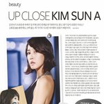 <인스타일>메이크업 포에버 모델 김선아, 깨끗한 <b>피부비결</b> 알아봐요~