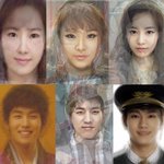 아이돌평균 얼굴