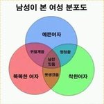 남자의 시각으로 본 여자분포도