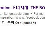 소녀시대 'the boys' 뮤 유튜브 조회수 1000만<b>돌파</b>ㄷㄷ