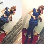 몸매 <b>자랑</b>용 거울 셀카 찍는 연예인