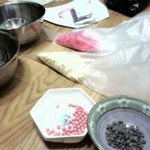 수능 치고 와서 만든 빼빼로<b>케익</b> .. ㅋㅋㅋ♡