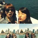 ★강지영&amp;수지 호주사진 눈길 딱 <b>풋풋</b>한 고딩 귀요미 포즈 상큼