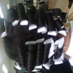 [과정샷수정][얼굴공개]사진有 (종이파마? 종이웨이브다) 호박이...